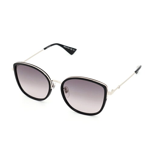 グッチ サングラス メンズ レディース アジアンフィット ブラック グレーグラデーション GG0606SK-002 GUCCI グッチ サングラス メンズ レディース アジアンフィット ブラック グレーグラデーション GG0606SK-002 GUCCI