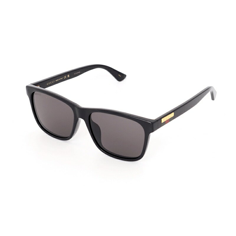 すぐに使える【2点で5%OFFクーポン】グッチ サングラス メンズ レディース アジアンフィット ブラック GG0746SA-001 GUCCI