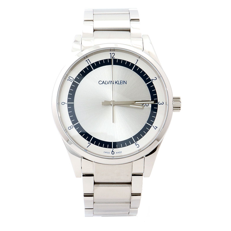 カルバンクライン 腕時計（メンズ） すぐに使える【2点で5％OFFクーポン】腕時計 メンズ シルバー ブルー CALVIN KLEIN カルバンクライン Completion KAM21146