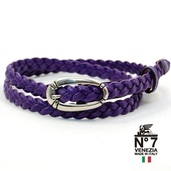 乐天商城 - イタリア製レザーベルト（イントレチャート）レディースno7-s874-purple パープルNO7ナンバーセブン【ランキング】【ファッション】【バックル】【革小物】【belt】【ブランド】16000