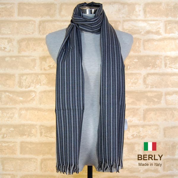 ストール秋冬イタリア製レディース・メンズ・ユニセックスdover-black ブラック・BERLYベリー【マフラー】【ストール】【stole】【women】【men】11000