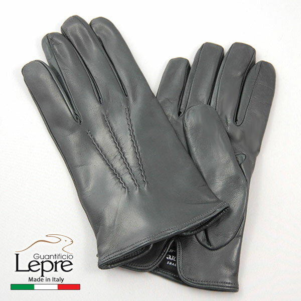 LEPRE レプレ イタリア製　メンズ革手袋 ・グローブ カシミヤライナー 商品説明 メンズ定番の3本ラインと手首のパイピングがアクセントの革手袋です。 内側にスリットがあり着用しやすく、 カジュアルにもドレススタイルにもご使用できるデザイ...