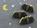Buttons Galore ボタン 3個セットHappy Halloween（Bats）ハロウィン/コウモリ(BG-HH121)