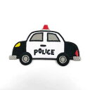 パトカーアイロン接着OK(PM-Police car)