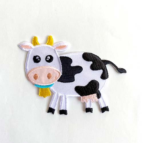 乐天商城 - 【在庫限り】【大きめ ワッペン】 うし(牛) 　アイロン接着OK　Cow_PM