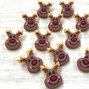 トナカイ ボタン 【輸入ボタン】【足つきボタン】Christmas Collection (B1014-Reindeer)Buttons Galore