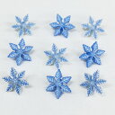 雪の結晶 ボタン 【輸入ボタン】【足つきボタン】 Christmas Collection (Snow Flake-SB12)Buttons Galore