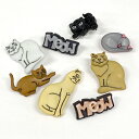 いろいろ猫 ボタン【8個セット】【ランダムねこちゃん】Buttons Galore