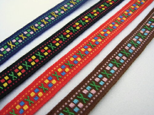 チロルテープ12mm幅エスニック・民族系におすすめ！ No.5901