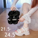 ★10%OFF★ スポーツサンダル 厚底 レディース ヒール5.5cm ベルト コンフォート 歩きやすい 軽量 美脚効果 スポサン 厚底サンダル ビーチサンダル...