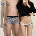ペア下着 カップルペアルックショーツ 下着 男女2点セット ペアパンツ カップル メンズ レディース 女性 ショーツ パンツ ヒップ ハンガー 女性ショーツ お...