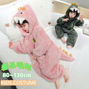 子供 パジャマ 冬用 ルームウェア キッズ ロンパース オールインワン オーバーオール 恐竜 着ぐるみ 着る毛布 部屋着 防寒 もこもこ コーラルフリース 長袖...
