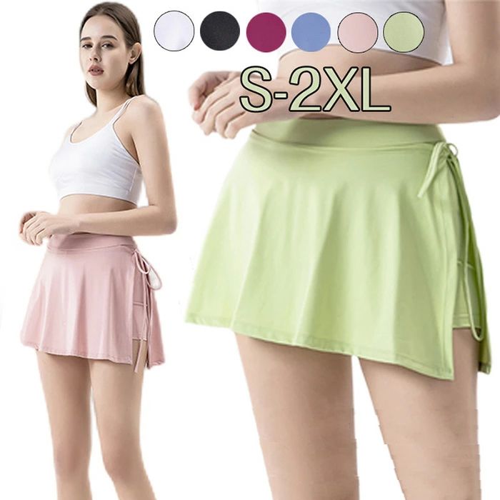 商品コード p10003429064 商品仕様 【機能性の高い生地】動きに制約を感じることがなく、心身ともにヨガのポーズに集中が可能。ホールド感も高く、ウエアが伸びやかな動きに合わせて、気持ちいいエクササイズをサポート。 【ハイウエストデザイン】腹部を締め付けない伸縮性あるハイウエスト。 長時間着用しても楽でずれにくく 。履き心地が抜群股上を。きり見え体のラインもきれいに見えます。 【速乾性】速乾吸汗、お手入れしやすい、ホットヨガでも透けない、という機能性に優れた生地を使用しています。 カラー グリーン/ピンク/ブラック/ホワイト/レッド/グレー サイズ S、M、L、XL、2XL セット内容 テニス スカート 原産国 中国 注意事項 ※お客様のモニター環境により実物の色合いと若干お色目が異なる場合がございます。 ※商品生地、色合い、コサージュやその他装飾部品の色やデザイン等、生産時期によって、差異が生じます。 そのため、同じ商品を複数点ご購入の場合、場合によって色、コサージュのデザイン等差異がでる場合がございます。ご了承ください。 ※着用?保管頂きます際には他のものとの摩擦などにより色移りや傷になる場合が 御座いますのでご注意ください。