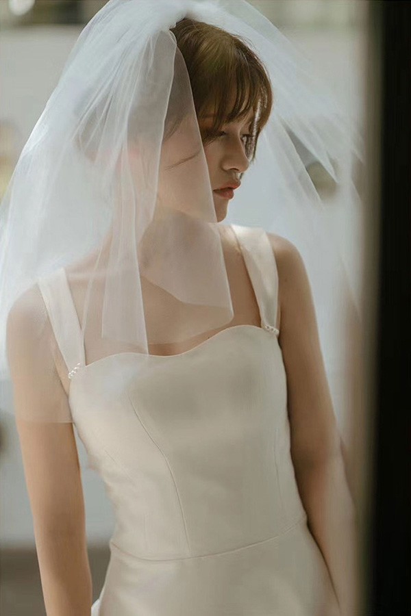 白ドレスワンピース プリンセス シンプル 結婚式 披露宴 前撮り 後撮り 撮影用 フォトウェディング ロングドレス 花嫁 ウェディングドレス プリンセスライン