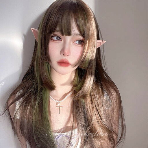 フルウィッグ メッシュ lolita 長髪 ロリータ風 原宿風 日常もOK かつら ストレート ゆめかわいい ゆめかわ ウィッグ 前髪あり 茶髪 ブラウン グリーン コスプレ 可愛い ロング 耐熱ウィッグ コスチューム 小顔効果抜群 文化祭 学園祭 フルウィッグ メッシュ lolita 長髪 ロリータ風 原宿風 日常もOK かつら ストレート ゆめかわいい ゆめかわ ウィッグ 前髪あり 茶髪 ブラウン グリーン コスプレ 可愛い ロング 耐熱ウィッグ コスチューム 小顔効果抜群 文化祭 学園祭