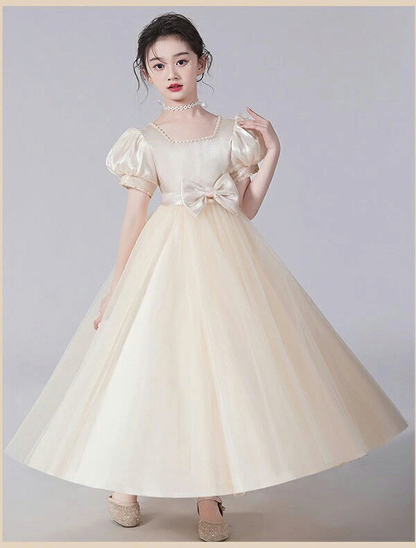 キッズドレス ドレス ピアノ 発表会 ロング 子供ドレス ワンピース お姫様 上品 可愛い エレガント 女の子 結婚式 子供 フォーマル フレア 大人っぽい 誕生日 フレアスカート