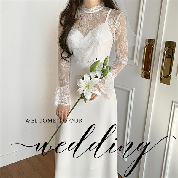 ウェディングドレス ロングドレス 二次会 結婚式 前撮り ブライダル 花嫁 ウエディングドレス 海外挙式 二次会 前撮り 白ワンピース ドレス ウェディングドレス スレンダー ホワイト 白 花嫁 花嫁ドレス 披露宴