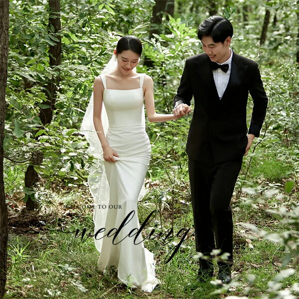 前撮りドレス ウェディングドレス エンパイアライン スレンダー ロング ワンピース 白 結婚式 二次会 披露宴 前撮り 後撮り ビーチフォト 二次会ドレス 花嫁 ウエディングドレス エンパイア ドレス