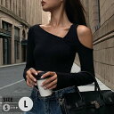トップス ニット セーター セクシー 長袖 肩出し ブラウス カットソー 韓国風 大人 可愛い かわいい 秋 冬 春 オフィス 通勤 20代 30代 40代 O...
