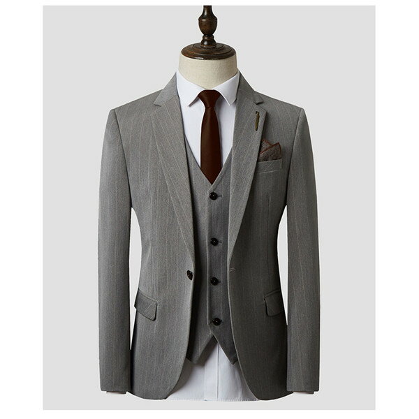 メンズスーツ 1ツボタン ビジネススーツ 春 秋 冬 やや細身 スリム体型 紳士服 suit 大きいサイズおしゃれスーツ S/M/L/XL/2XL/3XL/4XL/5XL 黒 グレー 紺色