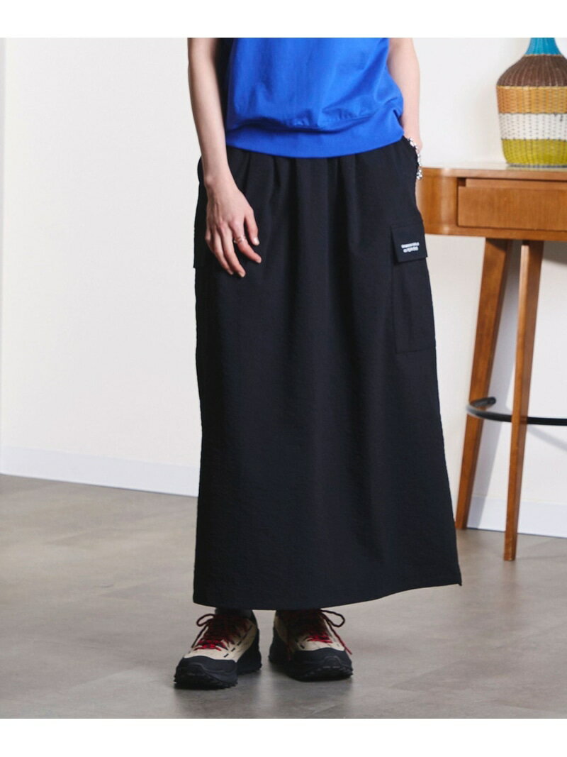 GENE HEAVENS_THOUSAND MILE/CARGO POCKET MAXI SKIRT ROSE BUD ローズバッド スカート ロング・マキシスカート イエロー ブラウン ブラック グリーン
