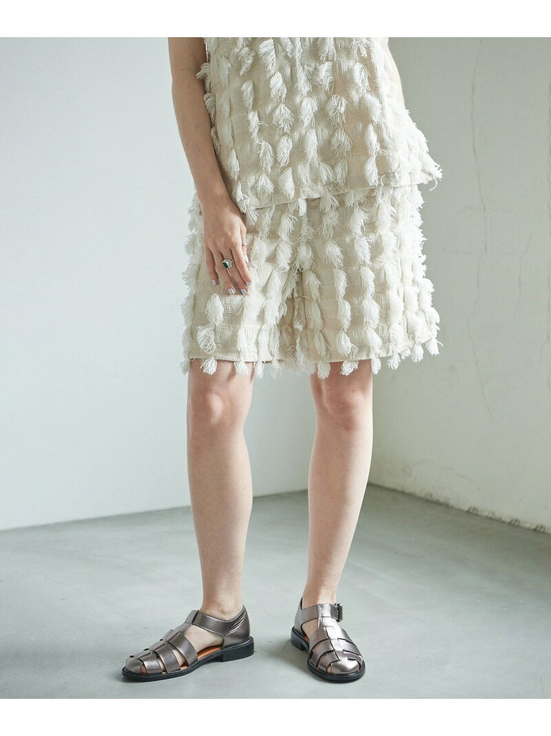 【SALE／80%OFF】フリンジショートパンツ ROSE BUD ローズバッド パンツ その他のパンツ ホワイト【RBA_E】[Rakuten Fashion] rosebud-10033555 ROSE BUD/ローズバッド サンプル画像2