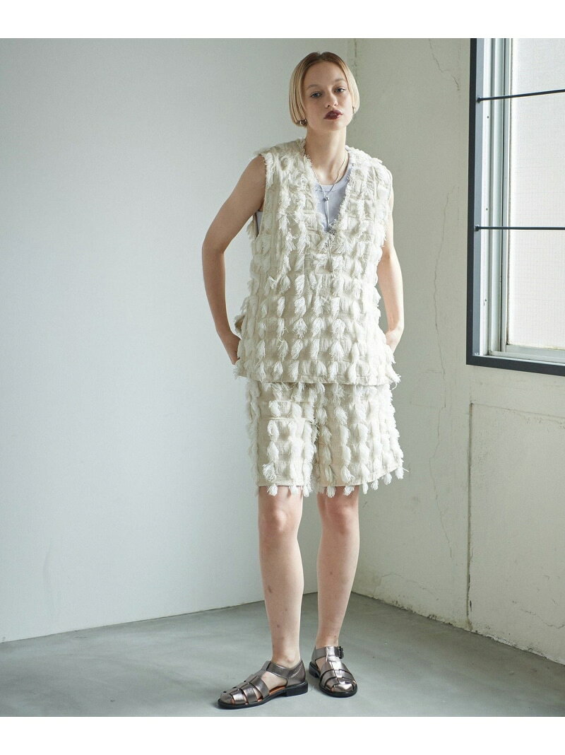 【SALE／80%OFF】フリンジショートパンツ ROSE BUD ローズバッド パンツ その他のパンツ ホワイト【RBA_E】[Rakuten Fashion] rosebud-10033555 ROSE BUD/ローズバッド サンプル画像3