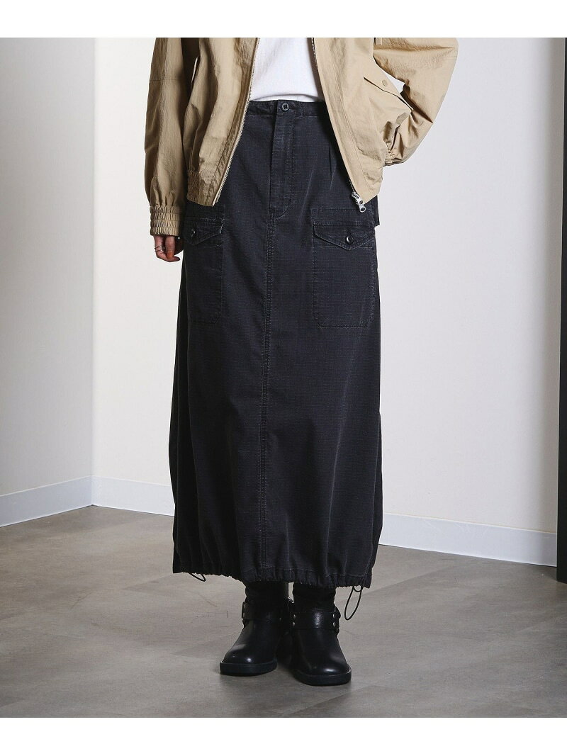 【SALE／20%OFF】RIP STOP CARGO POCKET SKIRT ROSE BUD ローズバッド スカート その他のスカート ブルー グレー【RBA_E】【送料無料】[Rakuten Fashion]