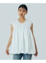 【SALE/30%OFF】FABRIC COMBINATION TANK ROSE BUD ローズバッド トップス ノースリーブ・タンクトップ ホワイト ブラッ...