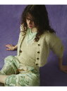 CREOLME/LAME FEATHER KNIT TANK ROSE BUD ローズバッド シューズ・靴 ローファー ホワイト ブラック【送料無料】[Raku...