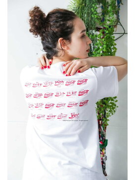 [Rakuten Fashion]＜ROSEBUD別注＞「コカ·コーラ」Tシャツ ROSE BUD ローズバッド カットソー Tシャツ ホワイト【送料無料】