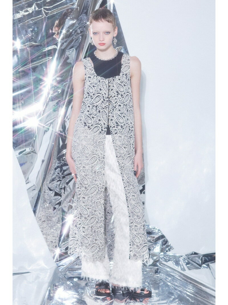 【SALE／10%OFF】ペイズリーモールレースタンクワンピース ROSE BUD ローズバッド ワンピース・ドレス ワンピース ホワイト グリーン【RBA_E】【送料無料】[Rakuten Fashion]のサムネイル