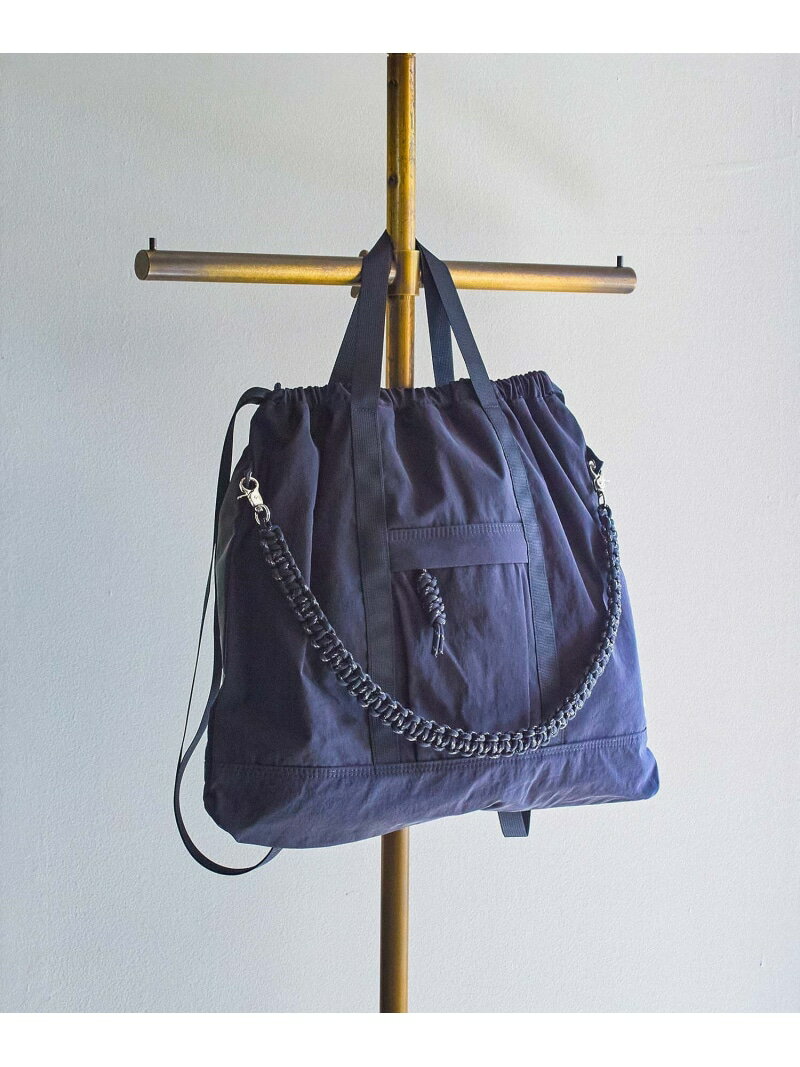 CONTROL FREAK NYLON 3WAY SQUARE TOTE ROSE BUD ローズバッド バッグ トートバッグ ブラック