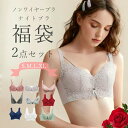 ノンワイヤーブラジャー ナイトブラ 2点 福袋 レディース (単品) 2枚セット福袋 S M L XL ノンワイヤーブラ ブラジャー インナー 下着 小胸 A ...