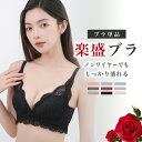 脇高 ブラジャー ノンワイヤーブラ （単品） 脇高 でしっかり補正＆谷間！ ブラジャー ノンワイヤー 下着 かわいい インナー 脇肉 総レース ワイヤレスブラ ナイトブラ レース 30代 夜用 小胸 産後 送料無料 NP2