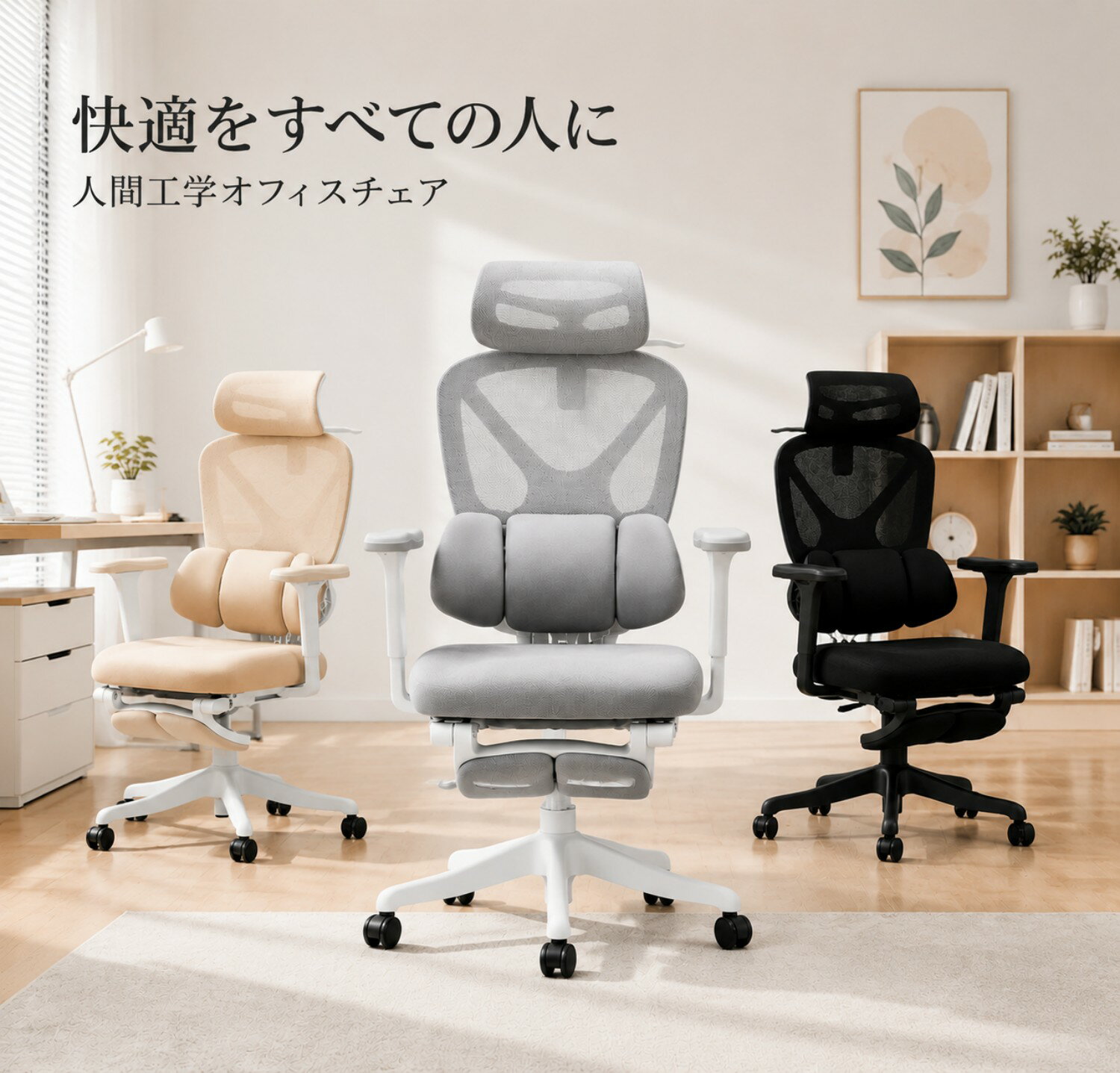 ゲーミングチェア オフィスチェアー クッション メッシュ おしゃれ オフィスチェア デスクチェア コンパクト リクライニング チェア 椅子 疲れにくい 事務椅子 座椅子 腰痛 おすすめ 疲れない 勉強椅子 ヘッドレスト キャスター付き 人間工学 【1年保証】