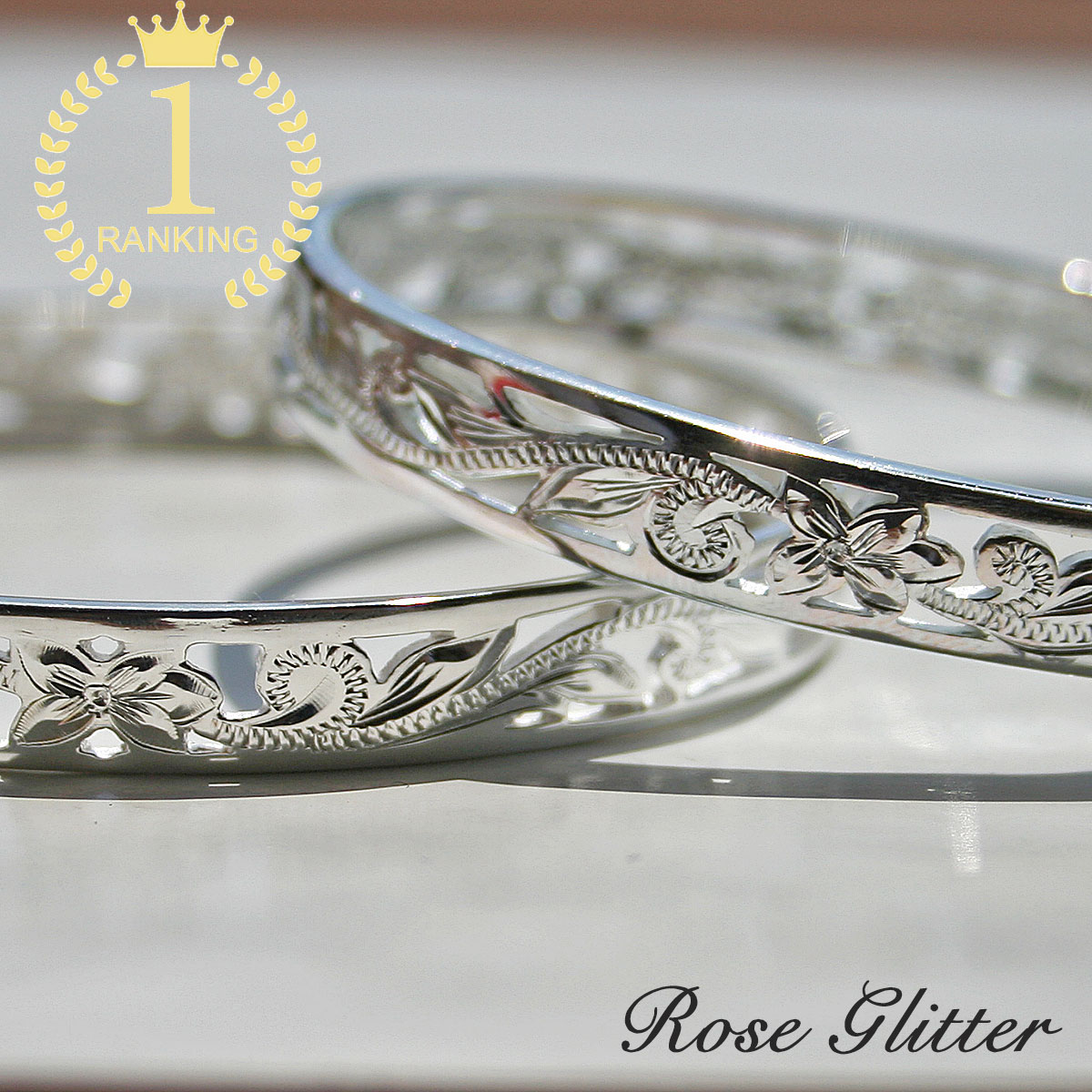 ハワイアンジュエリー ペアバングル 透かし彫り バングル ペアジュエリー 人気 おしゃれ プレゼント 誕生日 記念日 ギフト 彼氏 彼女 おそろい ペアジュエリ...