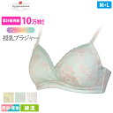 【クーポン利用で30％OFF！】授乳ブラ ノンワイヤー ローズマダム 【デイジー柄】フェミニンシリーズ(2626)綿混 販売枚数10万枚 クロスオープン カシュクール 授乳ブラジャー マタニティブラジャー M/L 下着 出産準備 産前 産後 マタニティ rosemadame 【メール便可】