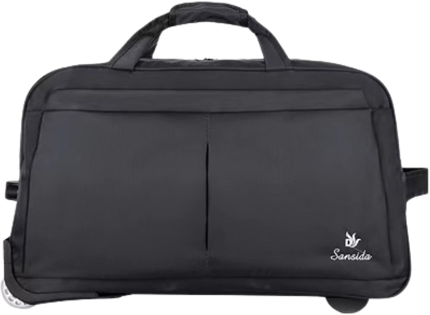 ボストンキャリー 2way キャスターバッグ 55L キャリーバッグ 折りたたみ 大容量 2輪 撥水加工 トロリーバッグ メンズ レディース 旅行 出張 合宿 旅行バッグ スーツケース ブラック