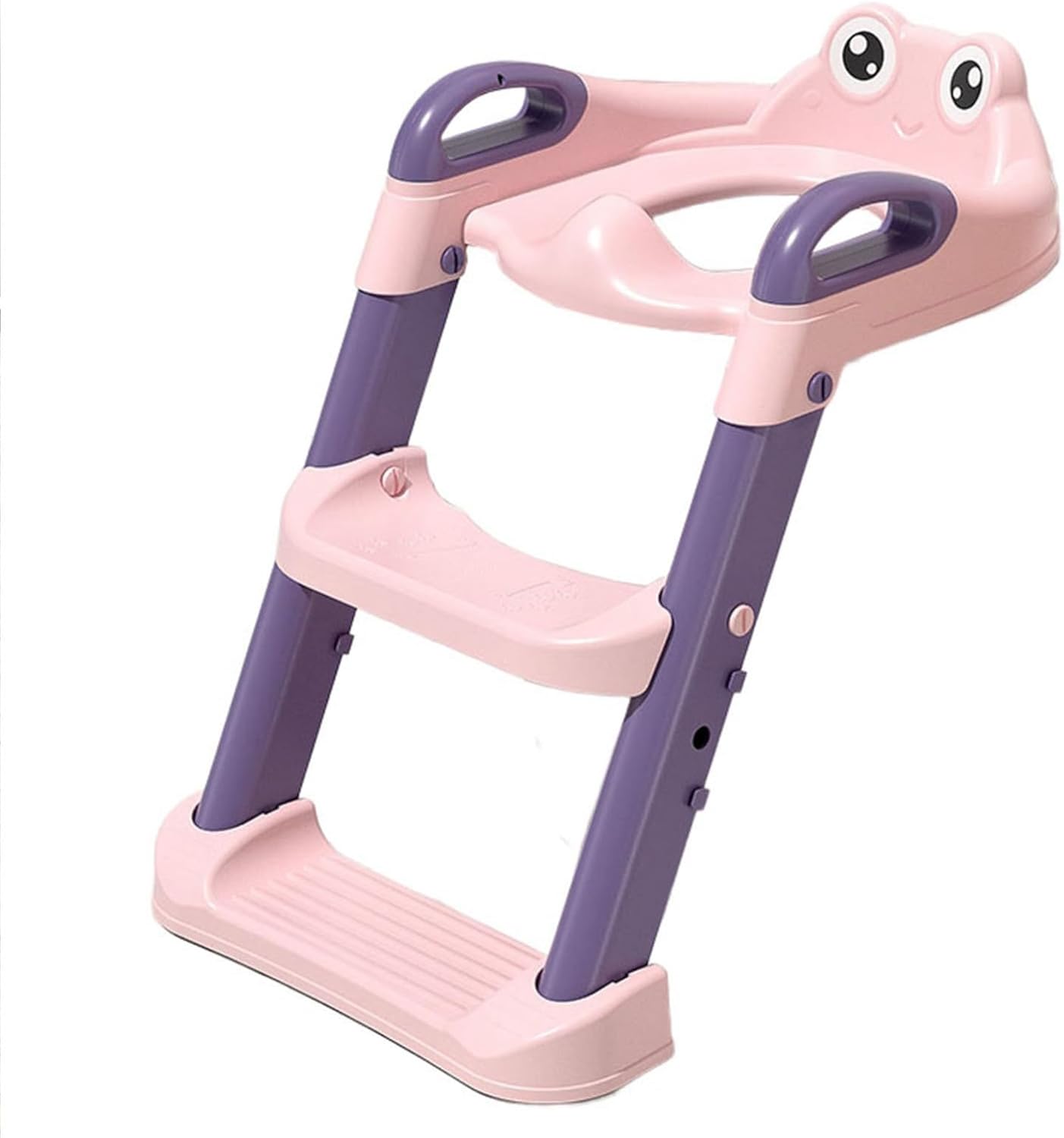 子供?トイレトレーナー 補助便座 ステップ台 高さ調整?二段 厚め?丈夫 折り畳み 滑り止め 多機能 収納便利 持ち便利 軽量 踏み台?補助台 トイレ レトレーニング お手伝い オシャレ 可愛い 青蛙