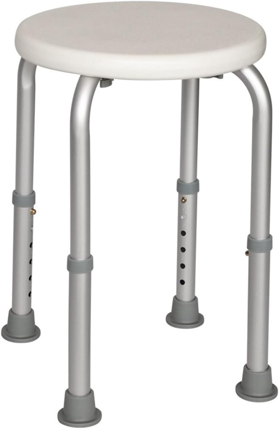 円形 小さめ プチスツール 足置き台?大人 アル小さめウム 厚め?丈夫 耐荷重136kg 防水 高さ調整 持ち便利 滑り止め 多機能 風呂椅子?踏み台?家庭 室内 オシャレ?シンプル 靴交換スツール