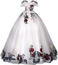 レディース ドレス ワンピース ウェディングドレス 花嫁ワンピース 結婚式ドレス パーティードレス イブニングドレス エレガント フォーマル オフショルダー セ...