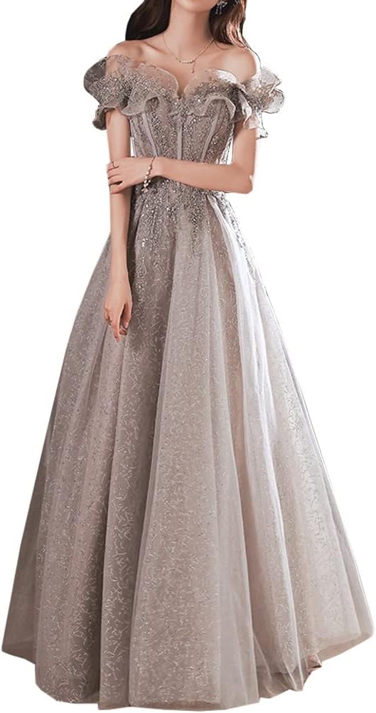 レディース パーティー ドレス イブニングドレス ワンピース ロングドレス 結婚式ワンピース 宴会ドレス チュールドレス フォーマル エレガント パーティー 演奏会 ホスト 卒業式