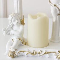天使置物LEDキャンドルエンゼルエンジェル薔薇雑貨飾りかわいいおしゃれインテリア