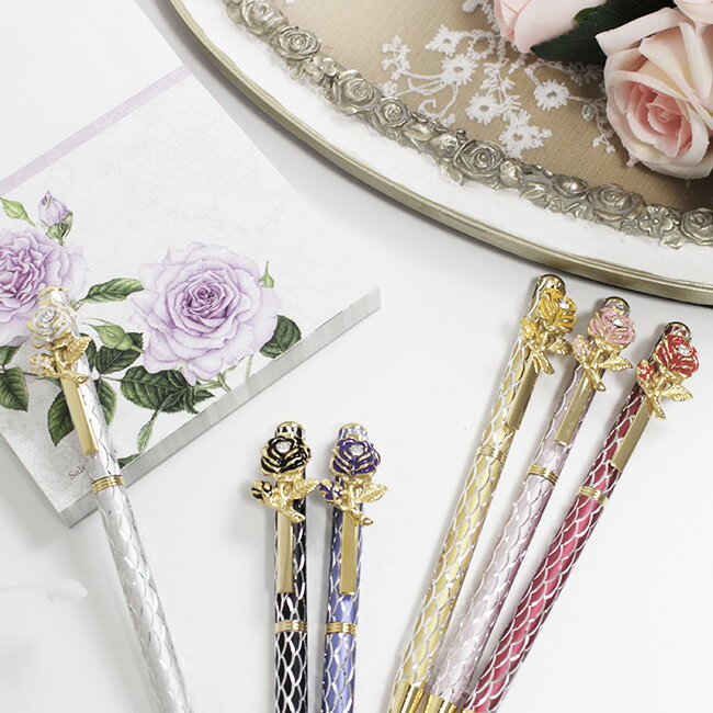 プレゼント ボールペン キラキラ スワロフスキー ローズNO,1 クリスタル 退職 お配り プチギフト おしゃれ かわいい ギフト 送別 お祝い 入学 お礼 文...