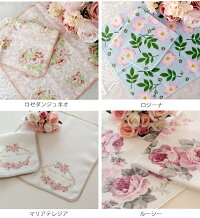 薔薇のふきん/ディッシュクロス・キッチンクロス福袋/メール便可薔薇雑貨姫系雑貨花柄キッチン用品プレゼント