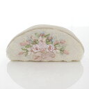 ギフト メガネケース エマ グラスケース 薔薇 雑貨 かわいい プレゼント おしゃれ 眼鏡 花柄 リボン 刺繍 豪華 女性 レディース 誕生日 40代 50代 60代 70代 80代(4)