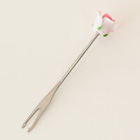 フルーツピックピンクローズおしゃれかわいい姫系雑貨姫系インテリア薔薇雑貨バラ雑貨ばら雑貨ローズ