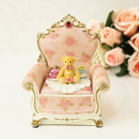 ムーンベアーチェア小物入れ薔薇雑貨姫系雑貨のRoseRich
