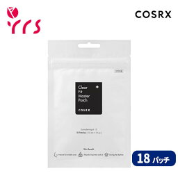 [COSRX コスアールエックス] クリアフィットマスターパッチ 1枚 18パッチ / Clear Fit Master Patch - 1pack (18pcs)